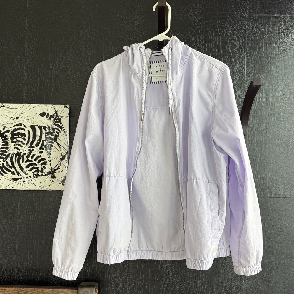 Lavender Spring Windbreaker Jacket